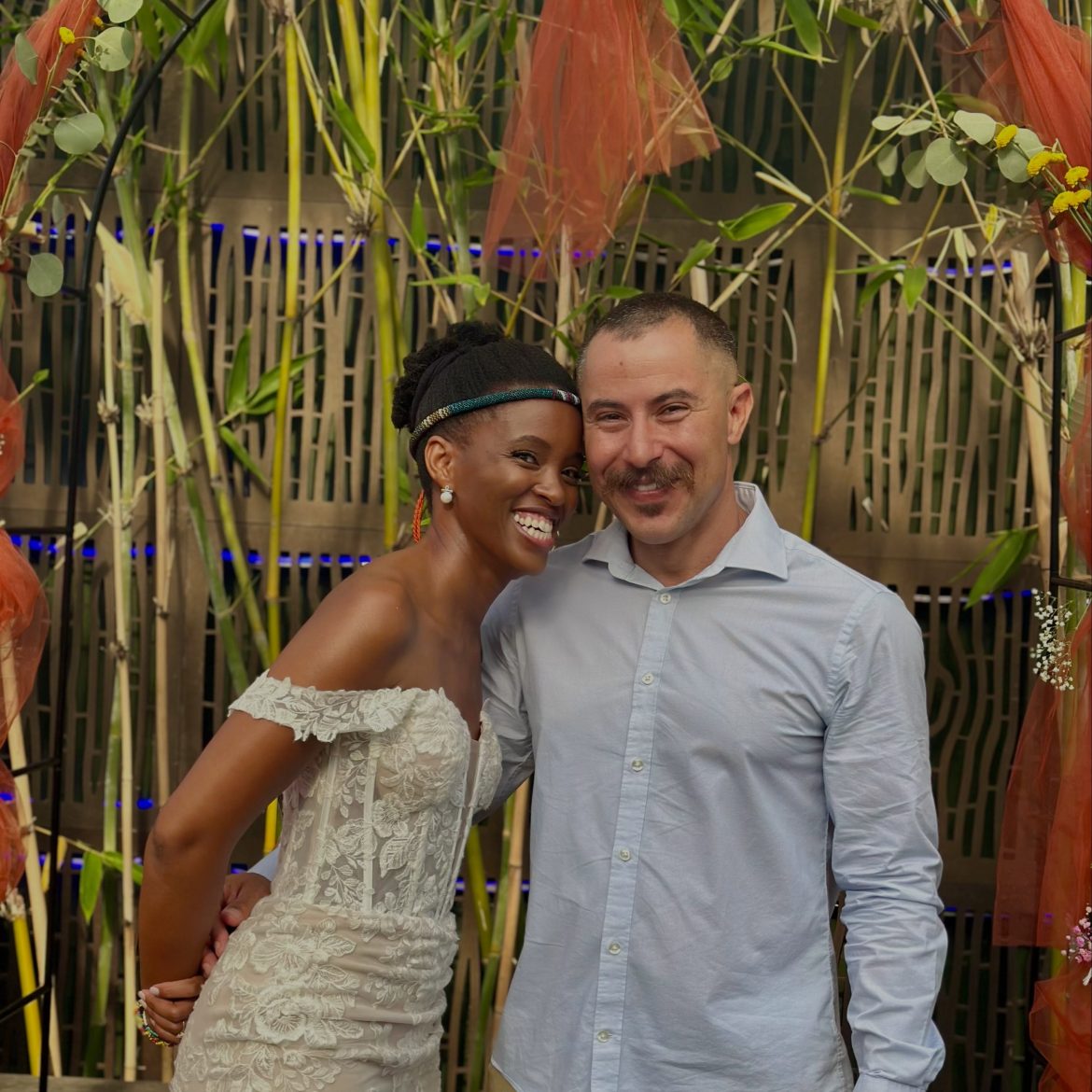 PICS: Precious Kofi marries Brazilian fiancé in intimate California wedding