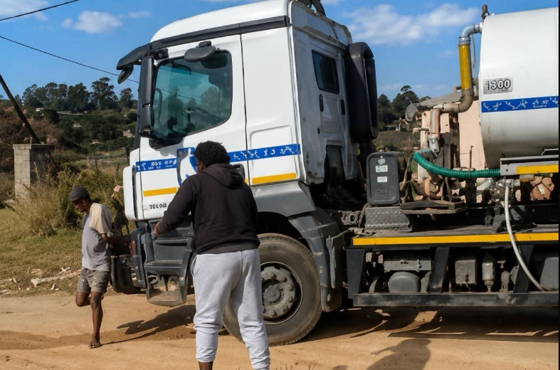 WATCH: Durban man dies after being run over by a water tanker amid community water dispute 