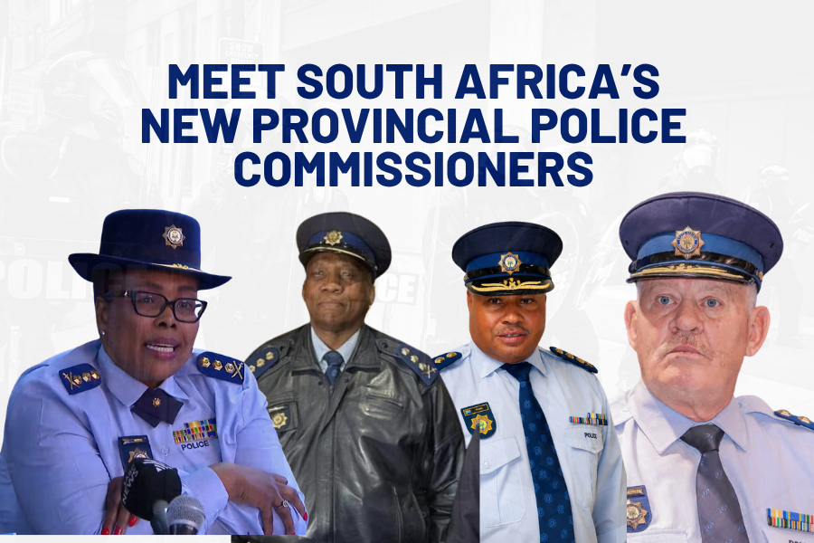 INFOGRAPHIC: Meet South Africa’s four newly appointed provincial police commissioners