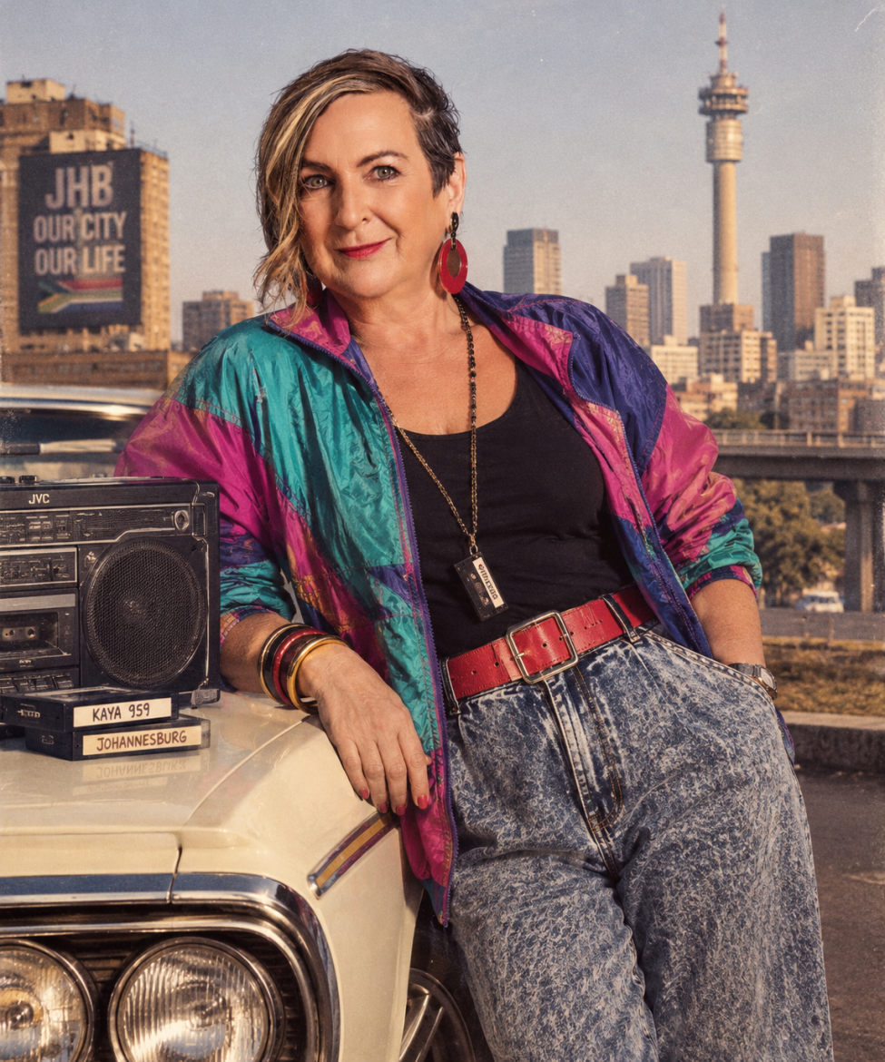 PICS: Kaya 959 stars go back to the 80s in viral AI photo trend